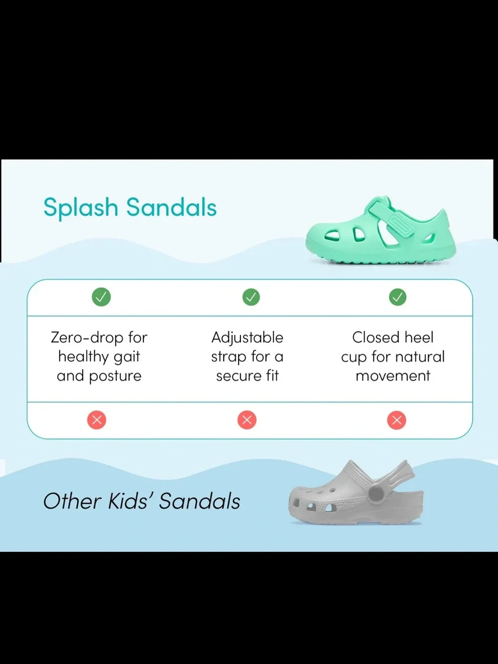 Ten Little Lavender Water-Ready Sandals